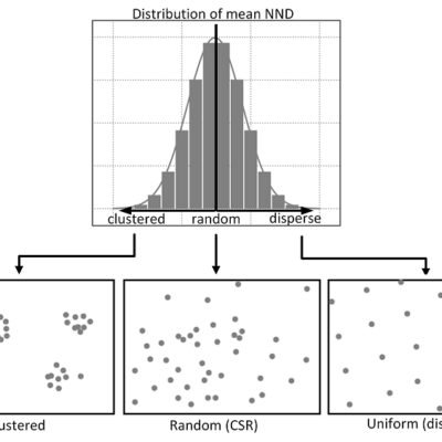 Exploring Spatial Patterns of Point Distributions using NDD and CSR